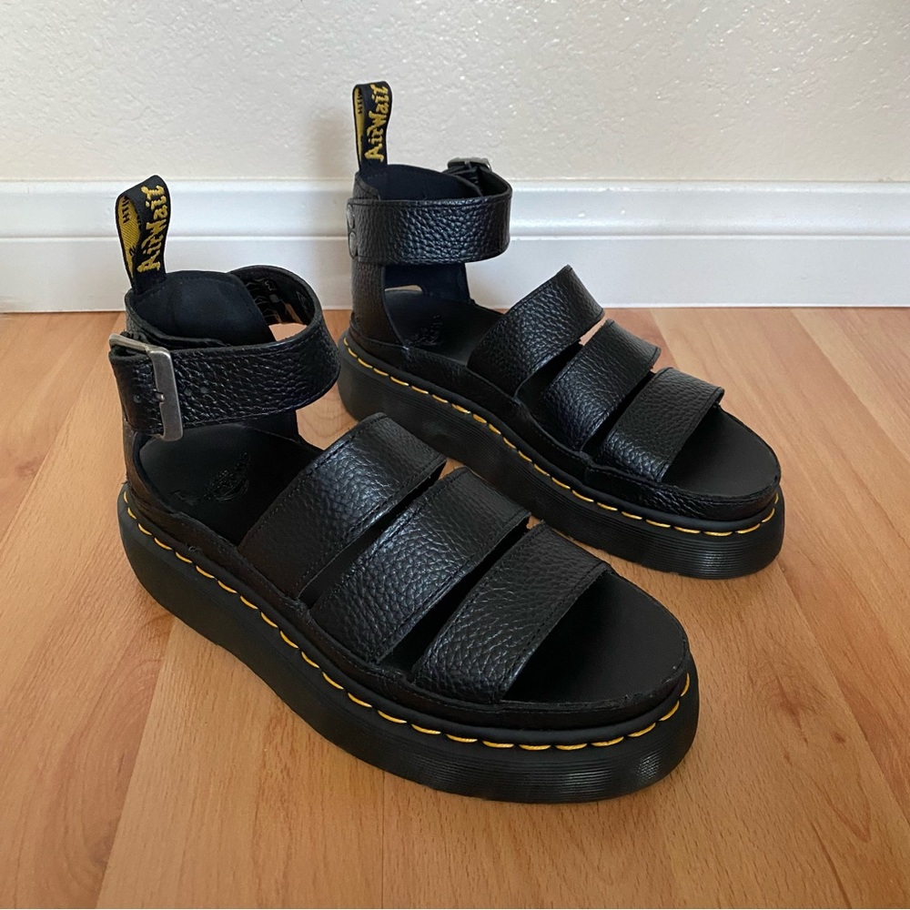 Dr. Martens Clarissa II Quad Leather Platform Sandals